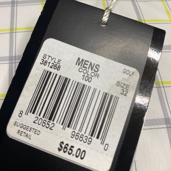 NWT - Nike Golf Shorts Mens 32 Plaid - Dri Fit Performance - Picture 4 of 6